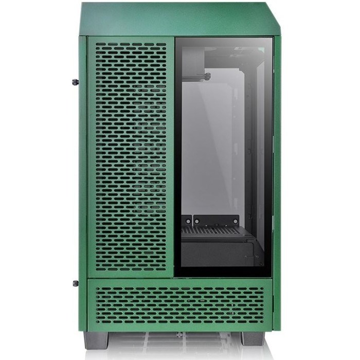 Корпус Thermaltake The Tower 100 Racing Green зеленый без БП miniITX 1x120mm 3x140mm 2xUSB3.   10044 - фото 51418927