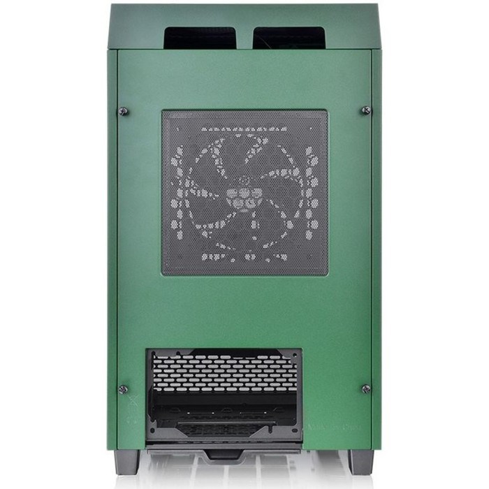 Корпус Thermaltake The Tower 100 Racing Green зеленый без БП miniITX 1x120mm 3x140mm 2xUSB3.   10044 - фото 51418930