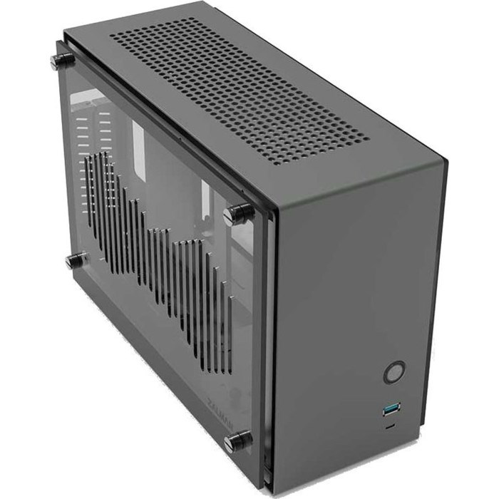 Корпус Zalman M2 Mini Gray серый без БП miniITX 1xUSB3.0 - фото 51418956