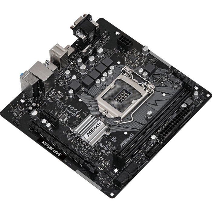 Материнская плата Asrock H470M-HVS R2.0 Soc-1200 Intel H470 2xDDR4 mATX AC`97 8ch(7.1) GbLAN   10044 - фото 51418967