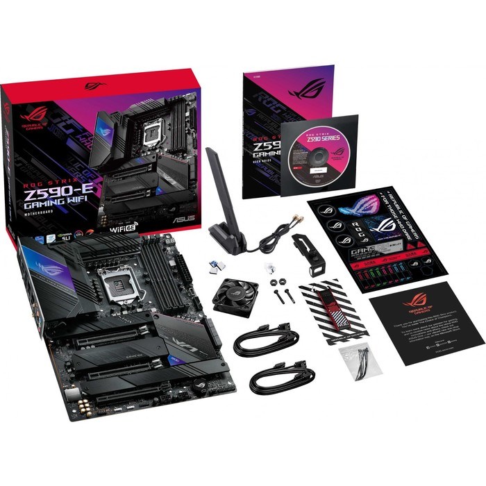 Материнская плата Asus ROG STRIX Z590-E GAMING WIFI Soc-1200 Intel Z590 4xDDR4 ATX AC`97 8ch   10044 - фото 51418982