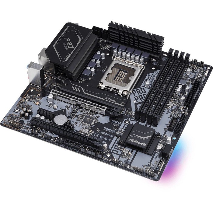 Материнская плата Asrock H670M PRO RS Soc-1700 Intel H670 4xDDR4 mATX AC`97 8ch(7.1) GbLAN R   10044 - фото 51419004