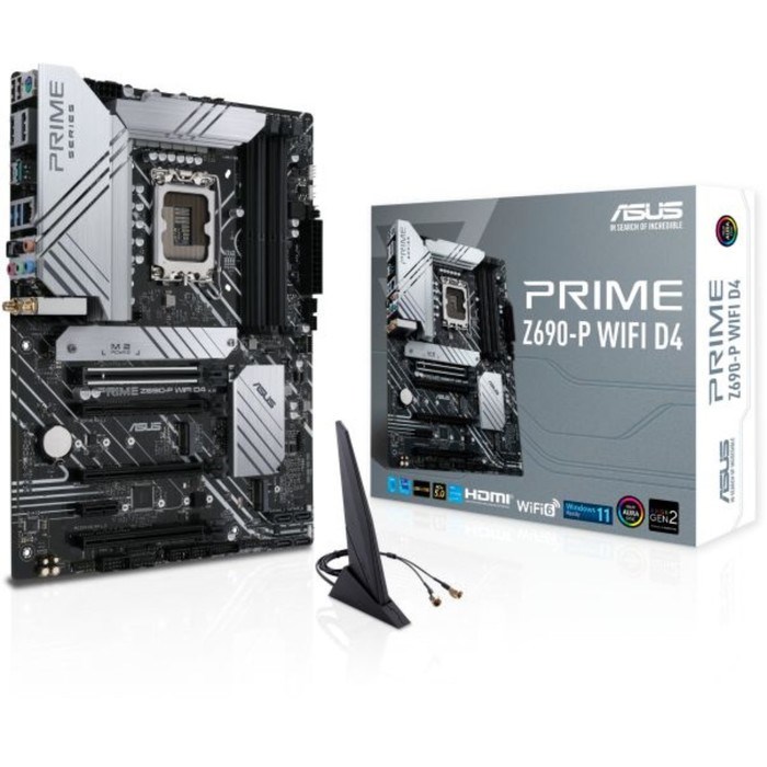 Материнская плата Asus PRIME Z690-P WIFI D4 Soc-1700 Intel Z690 4xDDR4 ATX AC`97 8ch(7.1) 2.   10044 - фото 51419041