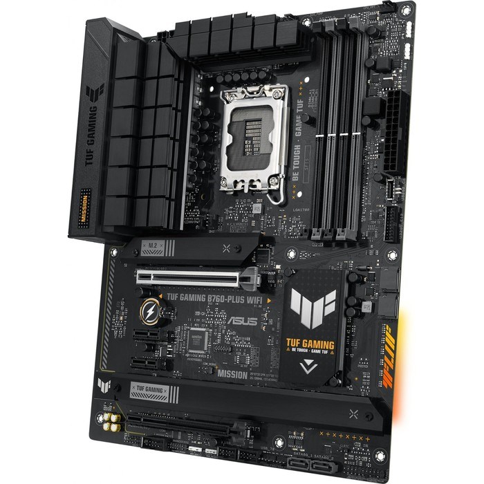 Материнская плата Asus TUF GAMING B760-PLUS WIFI Soc-1700 Intel B760 4xDDR5 ATX AC`97 8ch(7.   10044 - фото 51419095