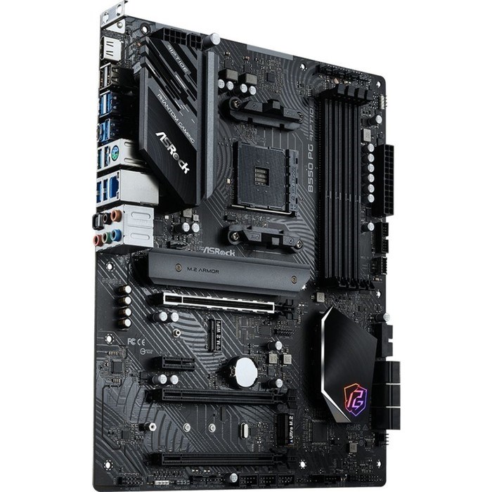 Материнская плата Asrock B550 PG RIPTIDE Soc-AM4 AMD B550 4xDDR4 ATX AC`97 8ch(7.1) 2.5Gg RA   10044 - фото 51419164