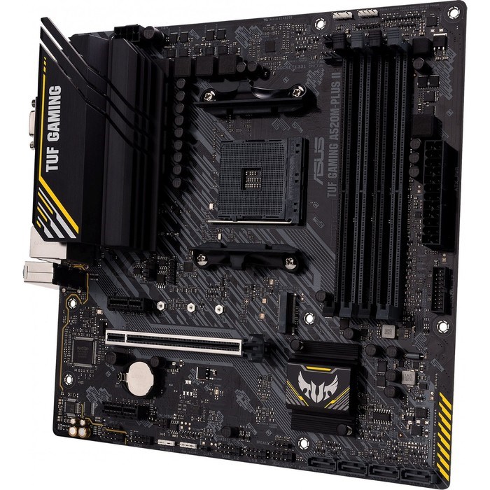 Материнская плата Asus TUF GAMING A520M-PLUS II Soc-AM4 AMD A520 4xDDR4 mATX AC`97 8ch(7.1)   100448 - фото 51419184