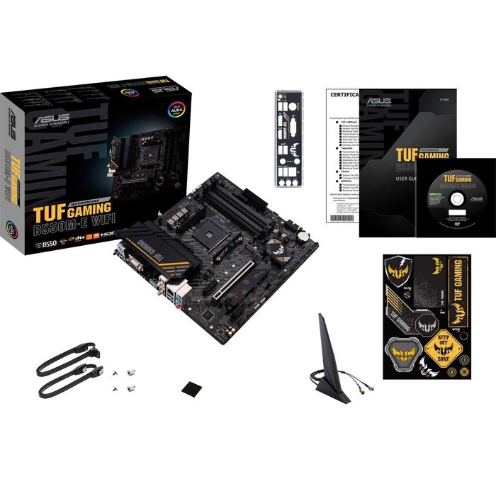 Материнская плата Asus TUF GAMING B550M-E WIFI Soc-AM4 AMD B550 4xDDR4 mATX AC`97 8ch(7.1) G   10044 - фото 51419204