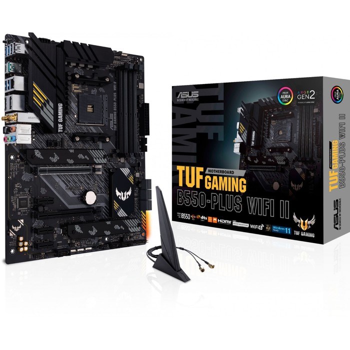 Материнская плата Asus TUF GAMING B550M-PLUS WIFI II Soc-AM4 AMD B550 4xDDR4 mATX AC`97 8ch(   10044 - фото 51419210