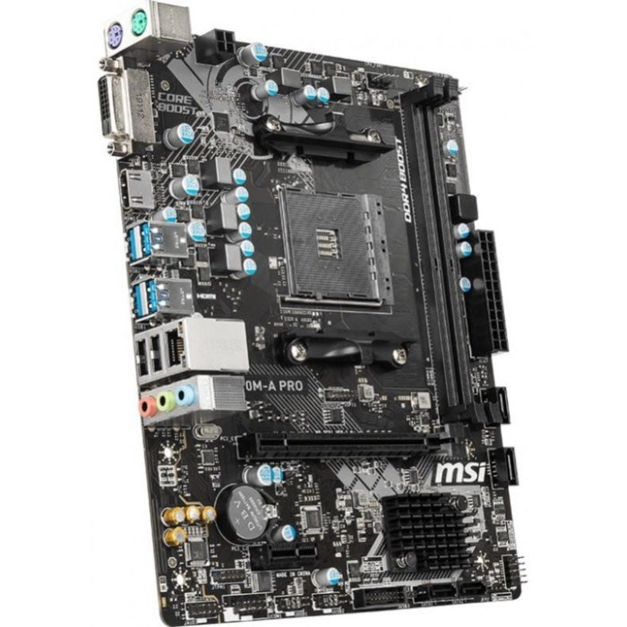 Материнская плата MSI A320M-A PRO Soc-AM4 AMD A320 2xDDR4 mATX AC`97 8ch(7.1) GbLAN RAID+DVI   10044 - фото 51419229