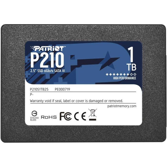 Накопитель SSD Patriot SATA III 1TB P210S1TB25 P210 2.5" - фото 51419267