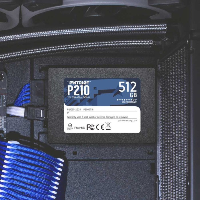 Накопитель SSD Patriot SATA III 512GB P210S512G25 P210 2.5" - фото 51419283