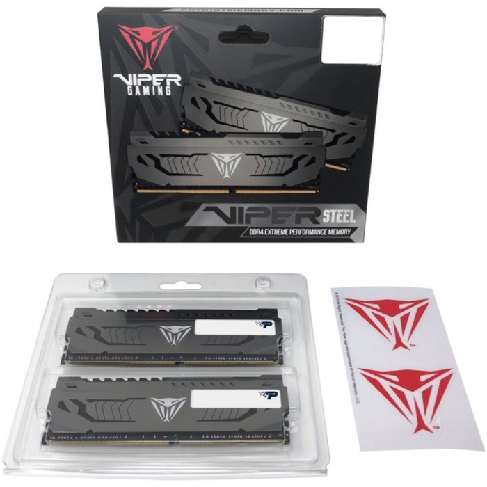 Память DDR4 2x8GB 3733MHz Patriot PVS416G373C7K Viper Steel RTL Gaming PC4-29800 CL17 DIMM 2   10044 - фото 51419382