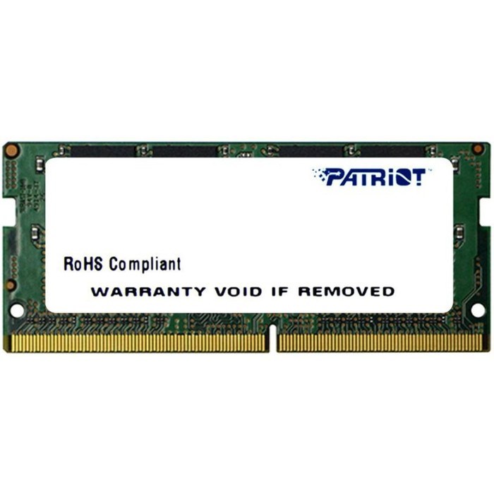 Память DDR4 16GB 2666MHz Patriot PSD416G26662S Signature RTL PC4-21300 CL19 SO-DIMM 260-pin   100449 - фото 51419398