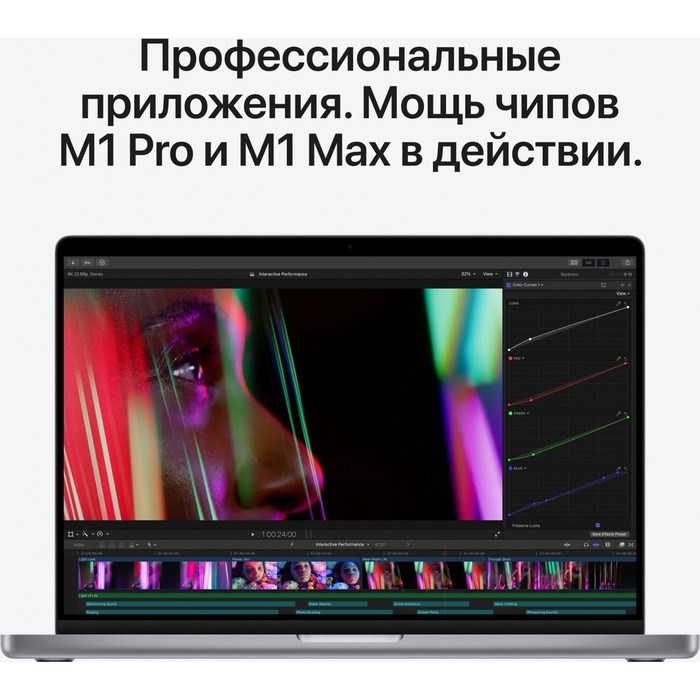 Ноутбук Apple MacBook Pro A2442 M1 Pro 8 core 32Gb SSD1Tb/14 core GPU 14.2" (3024x1964) Mac   100452 - фото 51420424