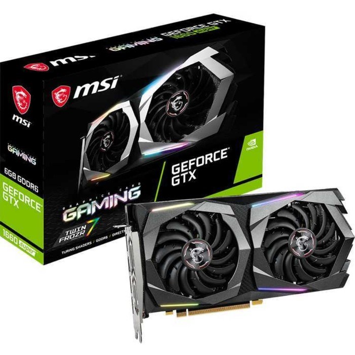 Видеокарта MSI PCI-E GTX 1660 SUPER GAMING NVIDIA GeForce GTX 1660SUPER 6144Mb 192 GDDR6 153   10045 - фото 51421954