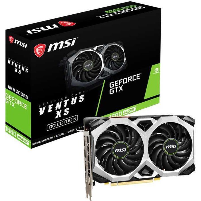 Видеокарта MSI PCI-E GTX 1660 SUPER VENTUS XS OC NVIDIA GeForce GTX 1660SUPER 6144Mb 192 GDD   10045 - фото 51421958