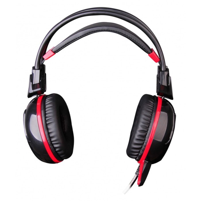 Наушники с микрофоном A4Tech Bloody G300 черный/красный 2.2м мониторные оголовье (G300 BLACK   10045 - фото 51422005