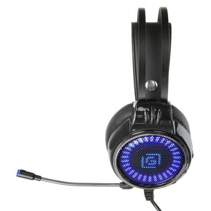 Наушники с микрофоном Оклик HS-L700G INFINITY черный 2.2м мониторные оголовье (1102308) - фото 51422147