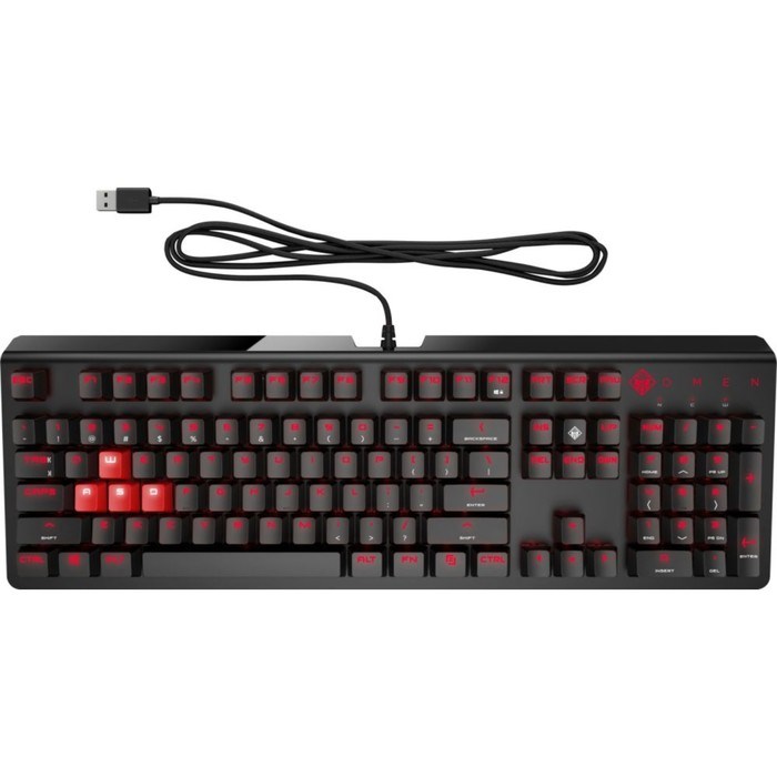 Клавиатура HP OMEN Encoder механическая черный USB for gamer LED - фото 51422322