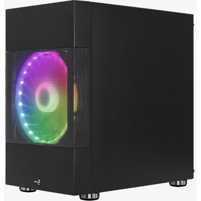 Корпус Aerocool Atomic-G-BK-v1 черный без БП mATX 2x120mm 2x140mm 2xUSB3.0 audio bott PSU - фото 51422392