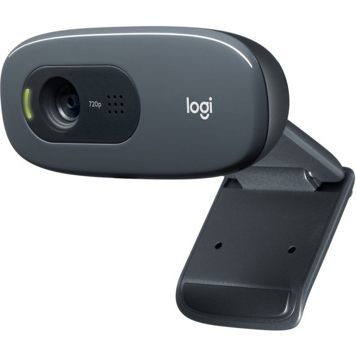 Камера Web Logitech HD Webcam C270 черный 0.9Mpix (1280x720) USB2.0 с микрофоном (960-000999   10045 - фото 51422501