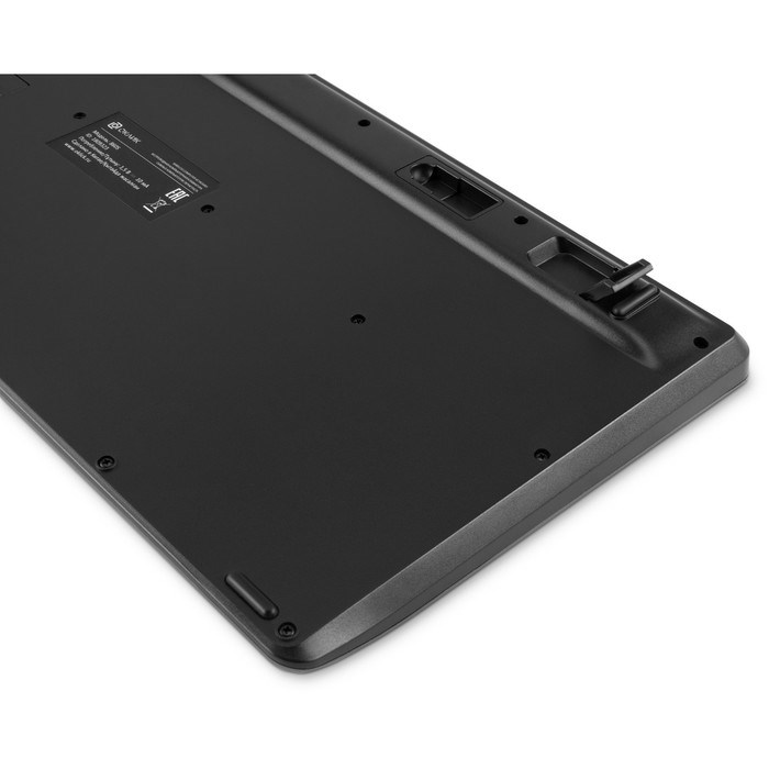 Клавиатура Оклик 860S серый/черный USB беспроводная BT/Radio slim Multimedia (подставка для   100459 - фото 51422697