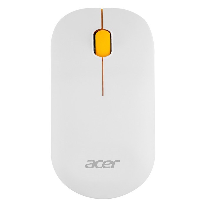 Клавиатура + мышь Acer OCC200 клав:желтый/белый мышь:белый/желтый USB беспроводная slim Mult   10046 - фото 51422899