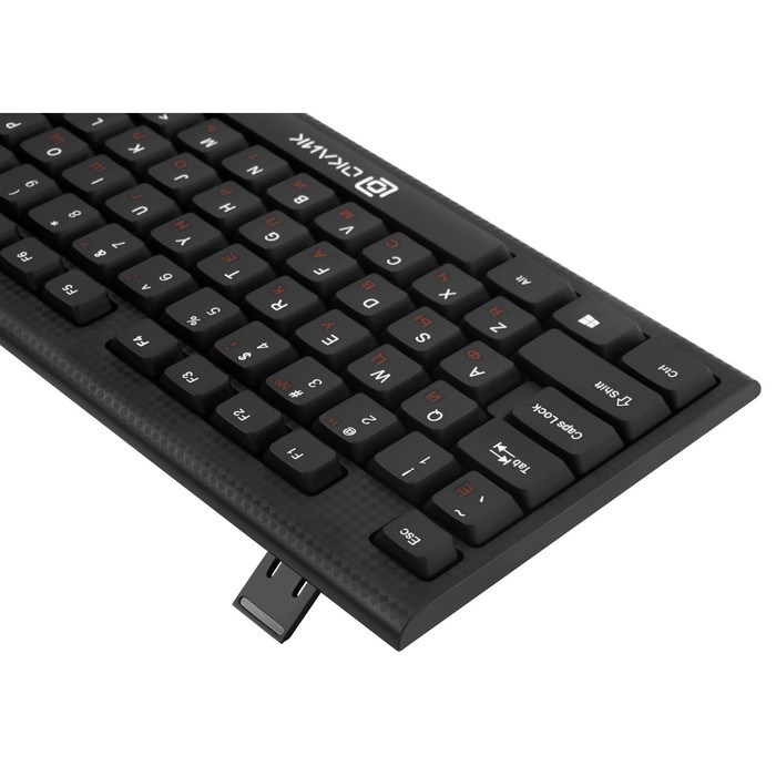 Клавиатура + мышь Оклик 620M клав:черный мышь:черный USB (475652) - фото 51422962