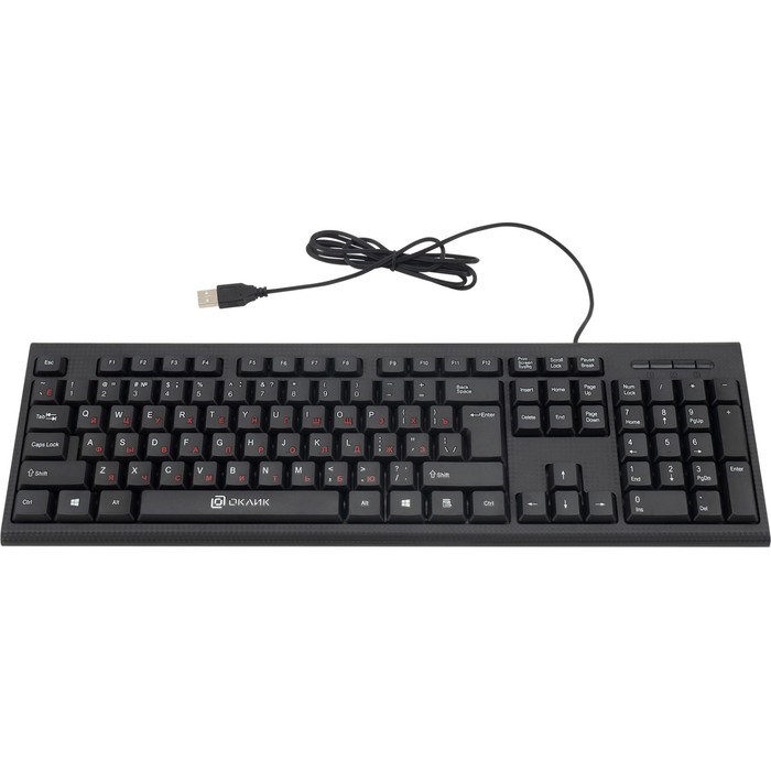 Клавиатура + мышь Оклик 630M клав:черный мышь:черный USB (1091260) - фото 51422970