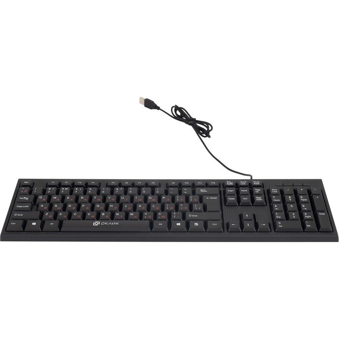 Клавиатура + мышь Оклик 630M клав:черный мышь:черный USB (1091260) - фото 51422971