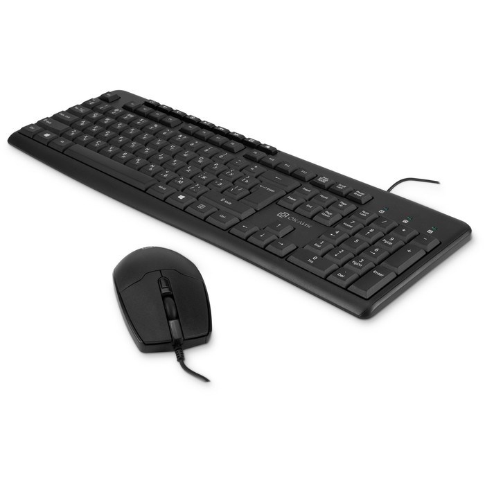 Клавиатура + мышь Оклик S650 клав:черный мышь:черный USB Multimedia (1875246) - фото 51422995
