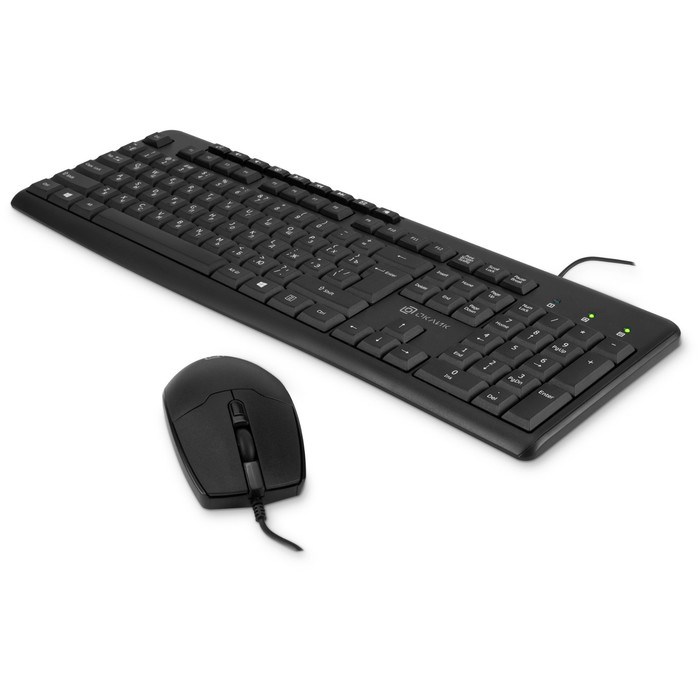 Клавиатура + мышь Оклик S650 клав:черный мышь:черный USB Multimedia (1875246) - фото 51422996