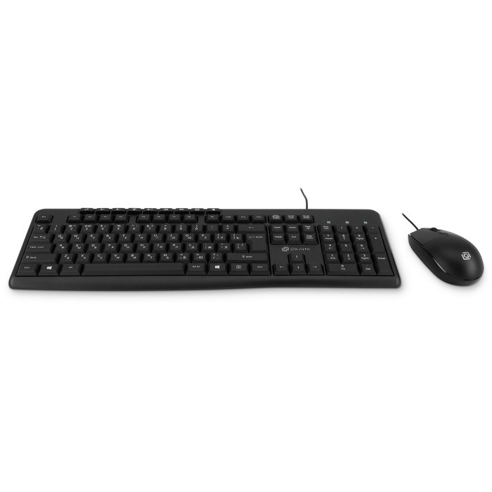 Клавиатура + мышь Оклик S650 клав:черный мышь:черный USB Multimedia (1875246) - фото 51422997