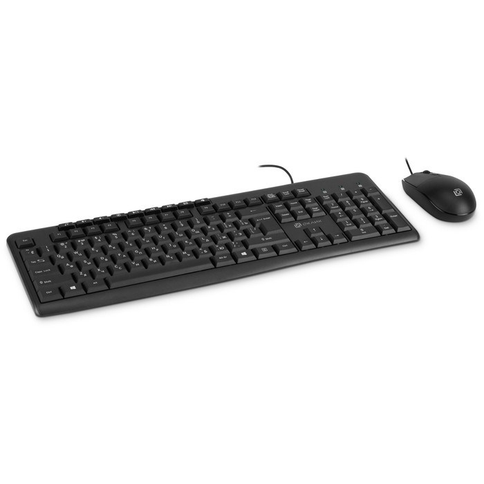 Клавиатура + мышь Оклик S650 клав:черный мышь:черный USB Multimedia (1875246) - фото 51423000