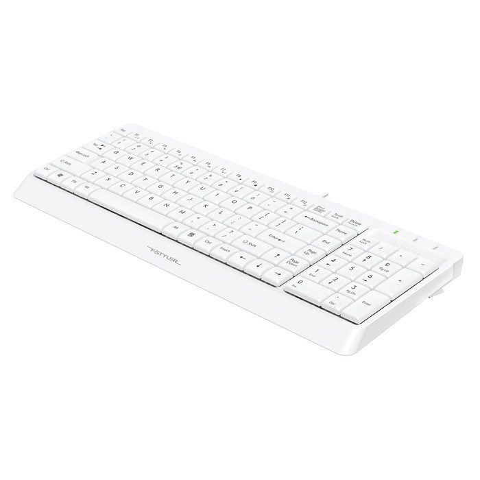 Клавиатура A4Tech Fstyler FK15 белый USB (FK15 WHITE) - фото 51423150