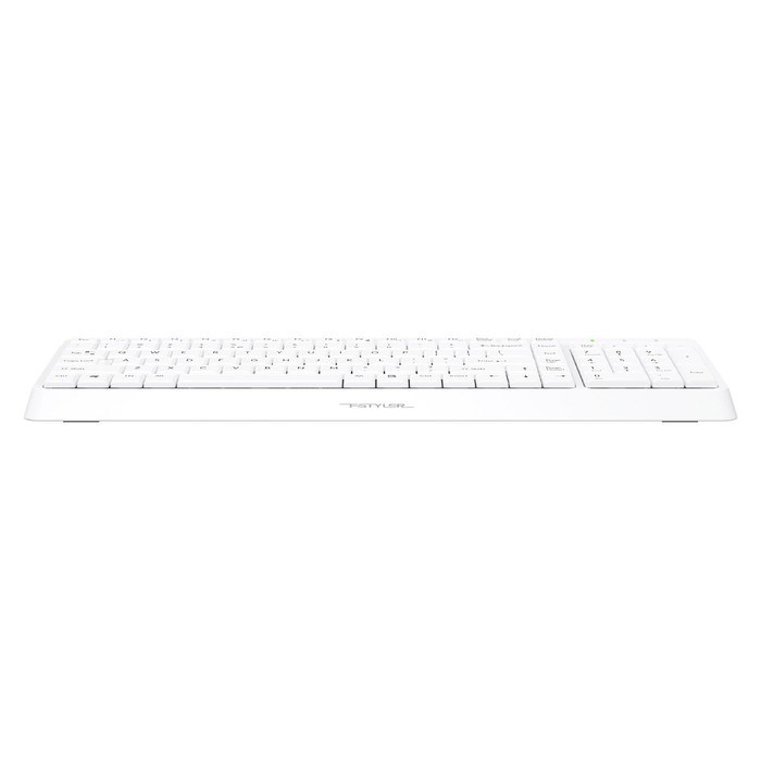 Клавиатура A4Tech Fstyler FK15 белый USB (FK15 WHITE) - фото 51423152