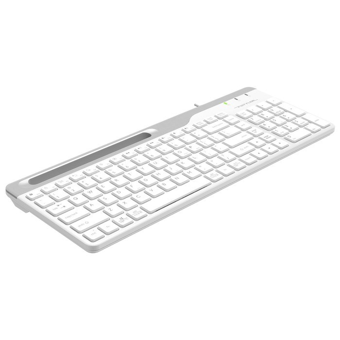 Клавиатура A4Tech Fstyler FK25 белый/серый USB slim - фото 51423171