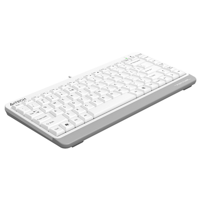 Клавиатура A4Tech Fstyler FKS11 белый/серый USB - фото 51423200