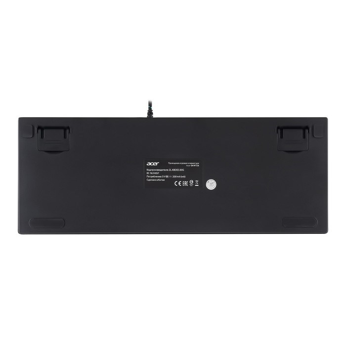 Клавиатура Acer OKW126 механическая черный USB for gamer LED (ZL.KBDEE.00G) - фото 51423337