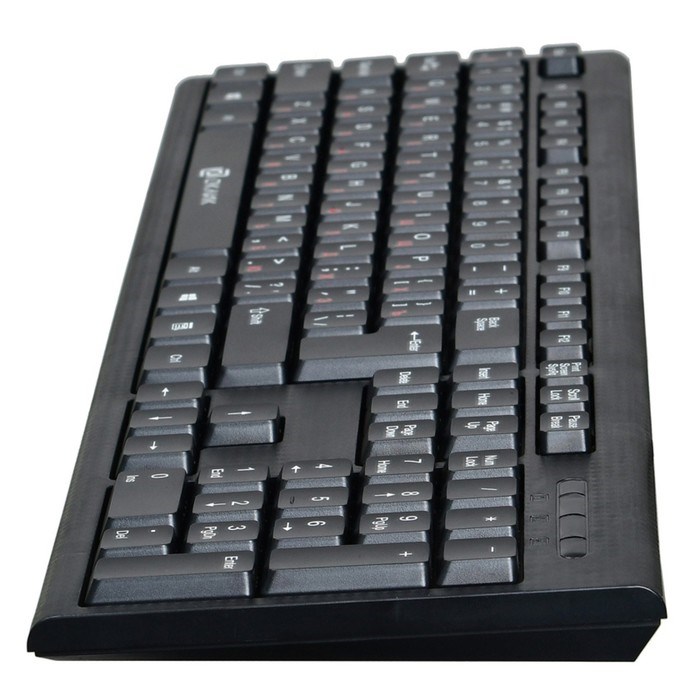 Клавиатура Оклик 120M черный USB - фото 51423423