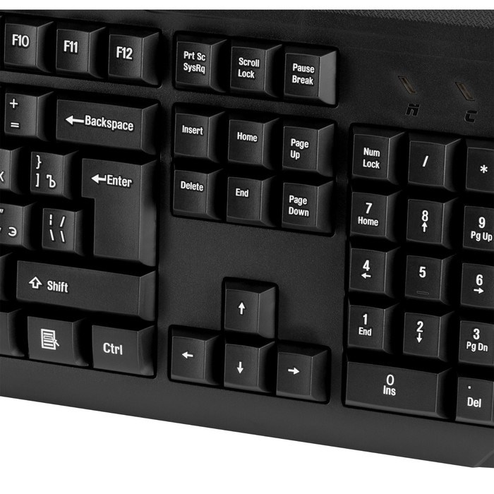 Клавиатура Оклик 170M черный USB - фото 51423450