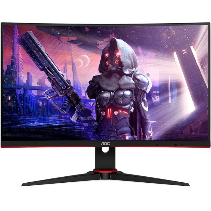 Монитор AOC 23.6" Gaming C24G2AE-BK черный/красный VA LED 1ms 16:9 HDMI M/M матовая 250cd 17   10046 - фото 51423770