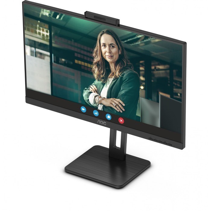 Монитор AOC 23.8" 24P3QW черный IPS LED 16:9 HDMI M/M Cam матовая HAS Piv 300cd 178гр/178гр   100461 - фото 51423808