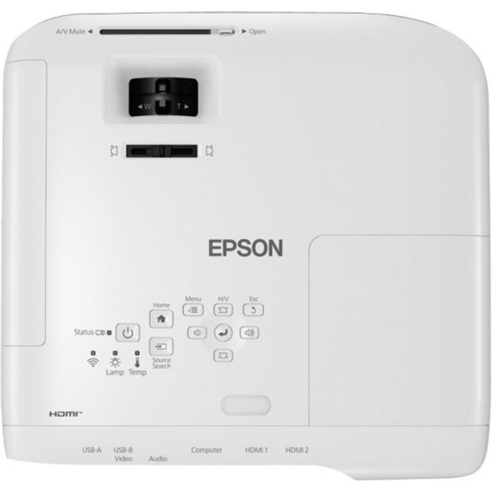 Проектор Epson EB-W52 3LCD 4000Lm (1280x800) 16000:1 ресурс лампы:6000часов 1xUSB typeA 1xUS   10044 - фото 51423861