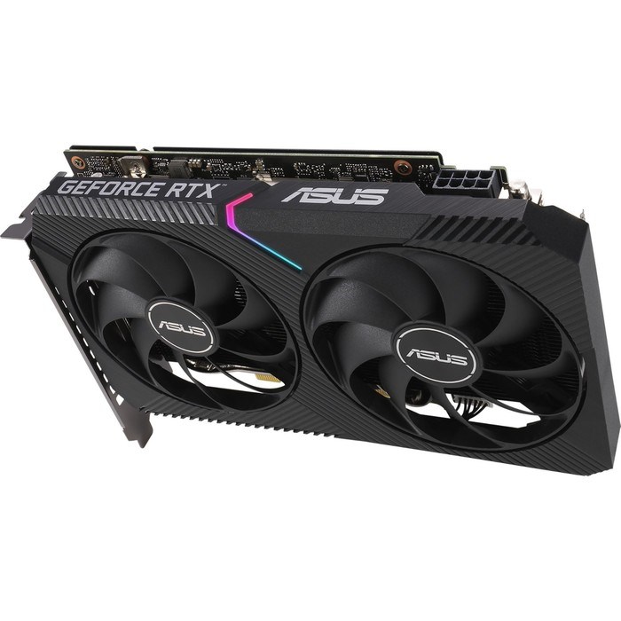 Видеокарта Asus PCI-E 4.0 DUAL-RTX3060-O8G NVIDIA GeForce RTX 3060 8192Mb 128 GDDR6 1837/150   10044 - фото 51423908