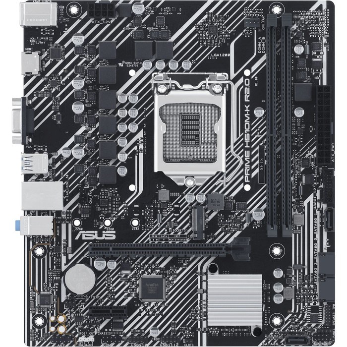 Материнская плата Asus PRIME H510M-K R2.0 Soc-1200 Intel H470 2xDDR4 mATX AC`97 8ch(7.1) GbL   10044 - фото 51423966