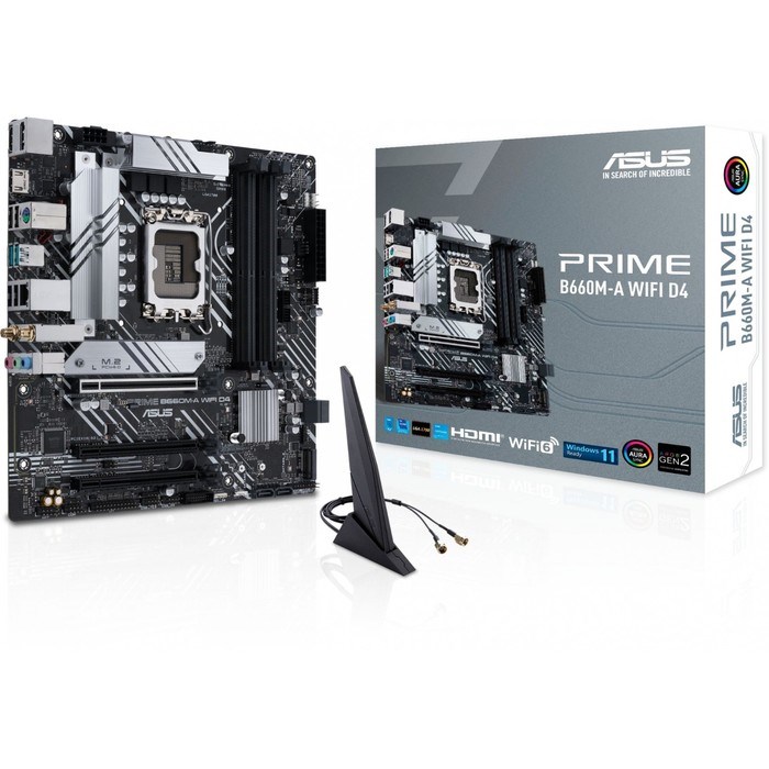 Материнская плата Asus PRIME B660M-A WIFI D4 Soc-1700 Intel B660 4xDDR4 mATX AC`97 8ch(7.1)   100447 - фото 51423976