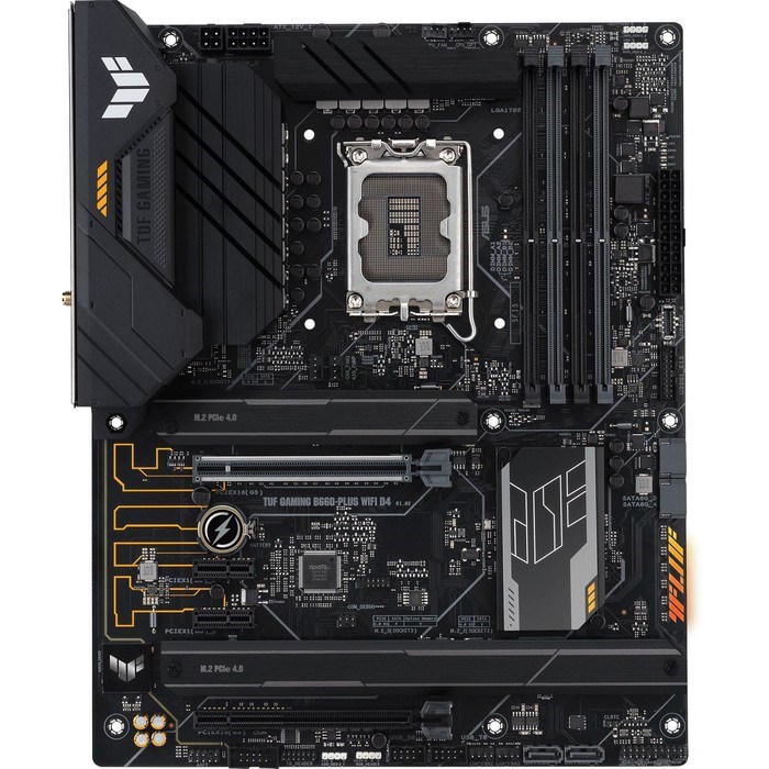 Материнская плата Asus TUF GAMING B660-PLUS WIFI D4 Soc-1700 Intel B660 4xDDR4 ATX AC`97 8ch   10044 - фото 51423998