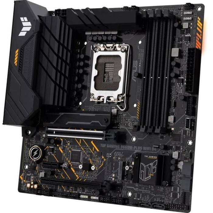 Материнская плата Asus TUF GAMING B660M-PLUS WIFI D4 Soc-1700 Intel B660 4xDDR4 mATX AC`97 8   10044 - фото 51424005