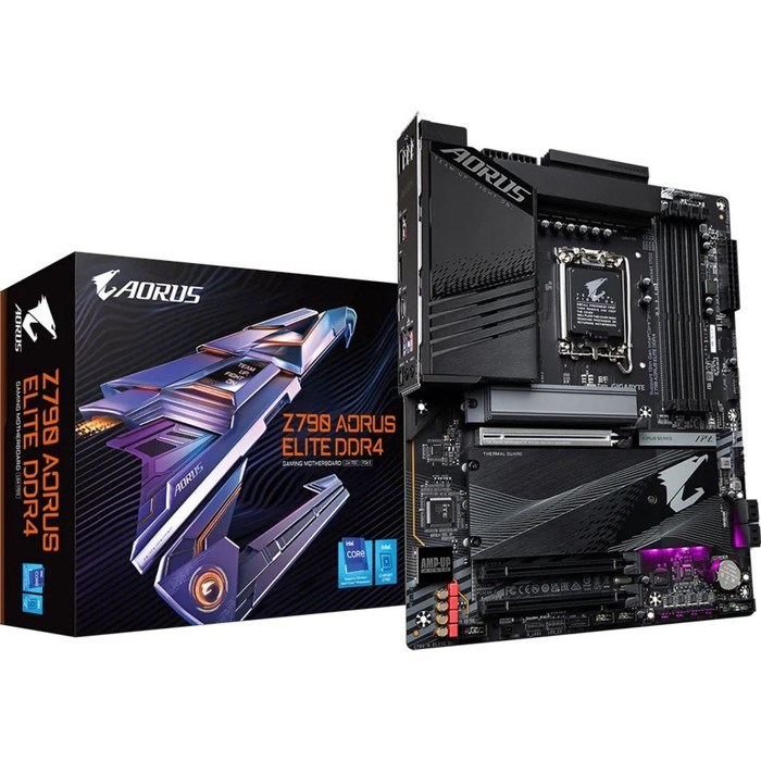 Материнская плата Gigabyte Z790 AORUS ELITE DDR4 Soc-1700 Intel Z790 4xDDR4 ATX AC`97 8ch(7.   10044 - фото 51424028